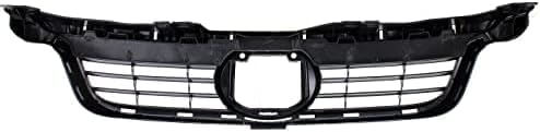 Front Grille Painted Dark Gray Shell And Insert Plastic Direct Replacement Compatible With 2011-2013 Lexus CT200h LX1200139 5311176900
