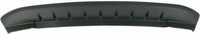 Front Bumper Chrome Steel Without Fog Light Holes + Upper Cover Primed + Lower Valance Air Dam Textured Direct Replacement Compatible With 2013-2018 Ram 1500 CH1014108 CH1002397