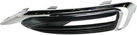Set Of 2 Front Fog Light Molding Textured With Chrome Trim Left Driver & Right Passenger Side Direct Replacement Compatible With 2018-2021 Buick Enclave GM1038223 GM1039223