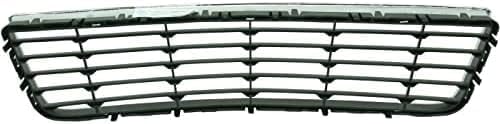 Front Bumper Grille Chrome Shell With Dark Gray Insert Plastic Direct Replacement Compatible With 2006-2011 Chevrolet Impala GM1036106 10333711
