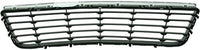 Front Bumper Grille Chrome Shell With Dark Gray Insert Plastic Direct Replacement Compatible With 2006-2011 Chevrolet Impala GM1036106 10333711