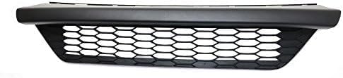 Front Bumper Lower Grille Textured Gray Plastic Direct Replacement Compatible With 2015-2017 Honda Fit HO1036121 71102T5RA00
