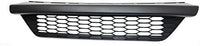 Front Bumper Lower Grille Textured Gray Plastic Direct Replacement Compatible With 2015-2017 Honda Fit HO1036121 71102T5RA00