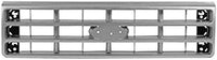Front Grille Assembly Painted Silver Shell And Insert Direct Replacement Compatible With 1989-1991 Ford F-Series FO1200142 E9TZ8200C