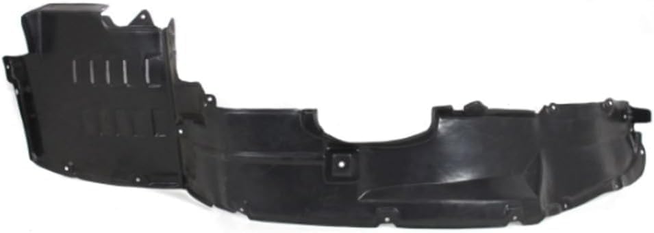 Front Fender Liner Left Driver Side Direct Replacement Compatible With 2006-2011 Mitsubishi Endeavor MI1250110 5370A397