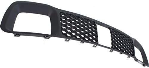 Front Bumper Lower Grille Textured Gray Direct Replacement Compatible With 2014-2016 Jeep Grand Cherokee CH1036124 68143102AC