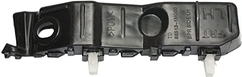 Set Of 2 Front Bumper Bracket Plastic Left Driver & Right Passenger Side Direct Replacement Compatible With 2010-2013 Kia Forte KI1067106 KI1066106 865141M000 865131M000