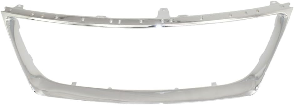 Front Grille Molding Outer Plastic Chrome Direct Replacement Compatible With 2007-2009 Lexus ES350 LX1202101 5271133080