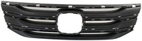 Front Grille Frame Surround Molding Textured Gray Plastic Direct Replacement Compatible With 2011-2013 Honda Odyssey HO1202107 75102TK8A01