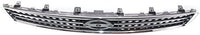 Front Grille Assembly Chrome Shell & Painted Dark Gray Insert Direct Replacement Compatible With 2009-2011 Nissan Maxima NI1200231 620709N00A