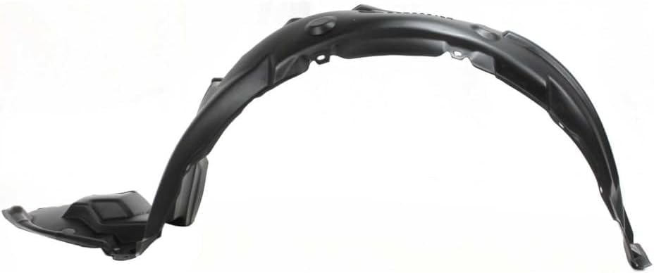 Front Fender Liner Vacuum Form Left Driver Side Direct Replacement Compatible With 2009-2010 Toyota Corolla TO1248149 5387602260