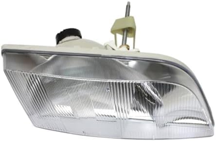 Set Of 2 Front Head Light Assembly Lens And Housing Left Driver & Right Passenger Side Direct Replacement Compatible With 1998-2011 Volvo VN-Series VO2519105 VO2518105