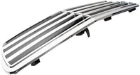 Front Grille Assembly Chrome Shell And Painted Black Insert Plastic Direct Replacement Compatible With 2001-2007 Mercedes Benz C-Class MB1200143 20388002239040