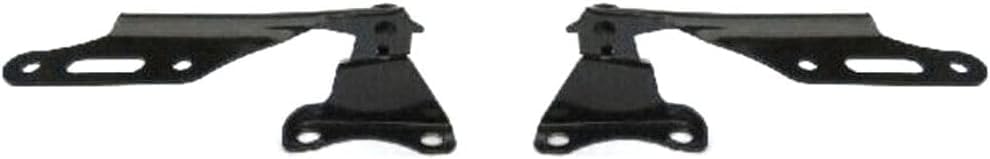 Set of 2 Front Hood Hinge Steel Right Passenger & Left Driver Side Direct Replacement Compatible with 2002-2006 Acura RSX AC1236102 AC1236101 60120S6M000ZZ 60170S6M000ZZ