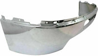 Front Bumper Chrome Steel + Grille + Upper Cover + Lower Valance + Extension Textured Direct Replacement Compatible With 2011-2014 Chevrolet Silverado 2500HD 3500HD GM1002838