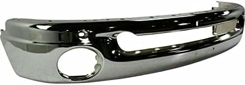 Front Bumper Face Bar Chrome Steel + Upper Cover Textured + Upper And Lower Brackets Right & Left Side Direct Replacement Compatible With 2006-2008 Dodge Ram 1500 CH1002383 CH1000880