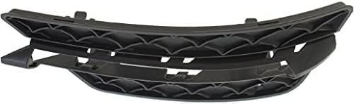 Set Of 2 Front Bumper Outer Grille Textured Right Passenger & Left Driver Side Direct Replacement Compatible With 2012-2015 Mercedes Benz C-Class MB1038126 MB1039126 2048851353