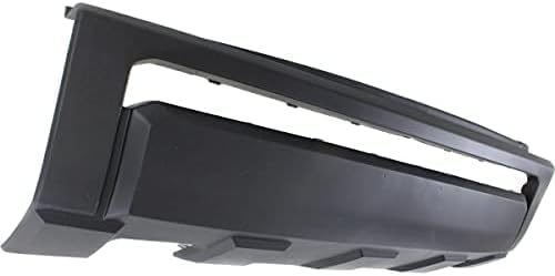 Front Bumper Cover + Grille Textured + End Caps Chrome Steel Left Driver & Right Passenger Side Direct Replacement Compatible With 2014-2021 Toyota Tundra TO1000404 TO1036147
