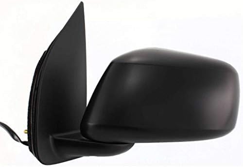 Front Power Mirror Manual Folding Non-Heated Textured Plastic Left Driver Side Direct Replacement Compatible With 2005-2021 Nissan Frontier NI1320153 963029BC9B