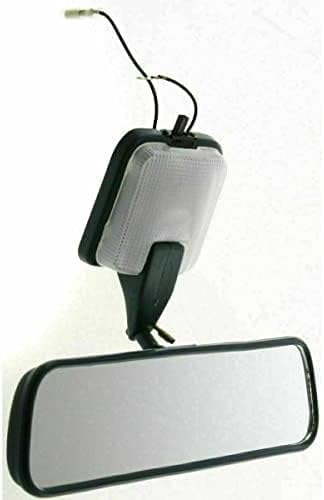 AUTOS PARTS PLUS Rear View Interior Mirror With Light Direct Replacement Compatible With 1989-1995 Toyota Pickup / 1990-1995 4Runner TO2950105 878108914204