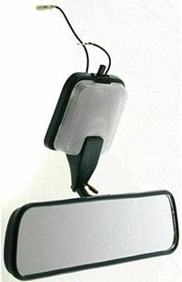 AUTOS PARTS PLUS Rear View Interior Mirror With Light Direct Replacement Compatible With 1989-1995 Toyota Pickup / 1990-1995 4Runner TO2950105 878108914204