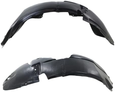 Set Of 2 Front Fender Liner Plastic Left Driver & Right Passenger Side Direct Replacement Compatible With 2011-2019 Ford Fiesta FO1249153 FO1248153 AE8Z16102D AE8Z16103C