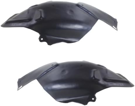 Set Of 2 Front Fender Liner Right Passenger & Left Driver Side Direct Replacement Compatible With 2005-2009 Ford Mustang FO1251130 FO1250129 5R3Z16102BA 5R3Z16103BA
