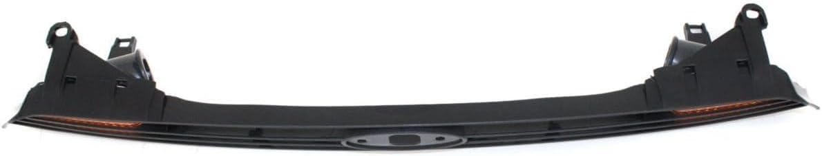 Front Grille Primed Shell And Insert With Amber Turn Signal Lights Direct Replacement Compatible With 2000-2004 Ford Focus FO2560102 YS4Z13200BA