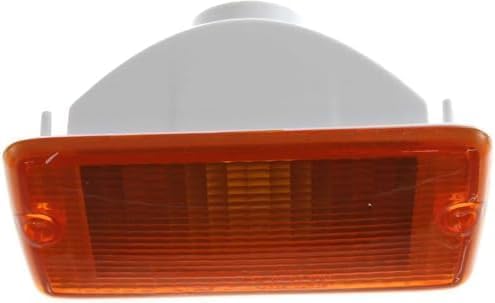 Set Of 2 Front Fender Side-Marker Lamp Lens And Housing Right Passenger & Left Driver Side Direct Replacement Compatible With 1997-2000 Jeep Wrangler CH2520131 55055020AD 55055020AE