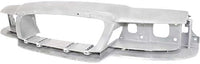 Front Header Panel Thermoplastic And Fiberglass + Grille Chrome Shell & Primed Insert Direct Replacement Compatible With 1998-2002 Mercury Grand Marquis FO1220214 FO1200353