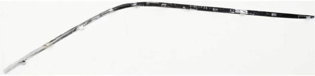 Front Bumper Molding Chrome Left Driver Side Direct Replacement Compatible With 2000-2002 Mercedes-Benz E-Class MB1044101 2108850974