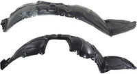 Set of 2 Front Fender Liner Plastic Left Driver & Right Passenger Side Direct Replacement Compatible with 2010-2013 Mazda 3 MA1248139 MA1249139 BFD156130 BFD156140