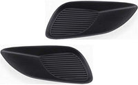 Set Of 2 Front Fog Light Cover Primed Left Driver & Right Passenger Side Direct Replacement Compatible With 2007-2012 Toyota Yaris TO2598105 TO2599105 5212752390 5212852100