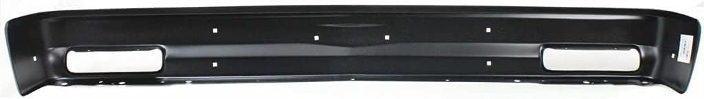 Front Bumper Primed Steel Without Molding Holes Direct Replacement Compatible With 1983-1994 Chevrolet S10 Blazer / 1982-1993 S10-Pickup GM1002138 14030576