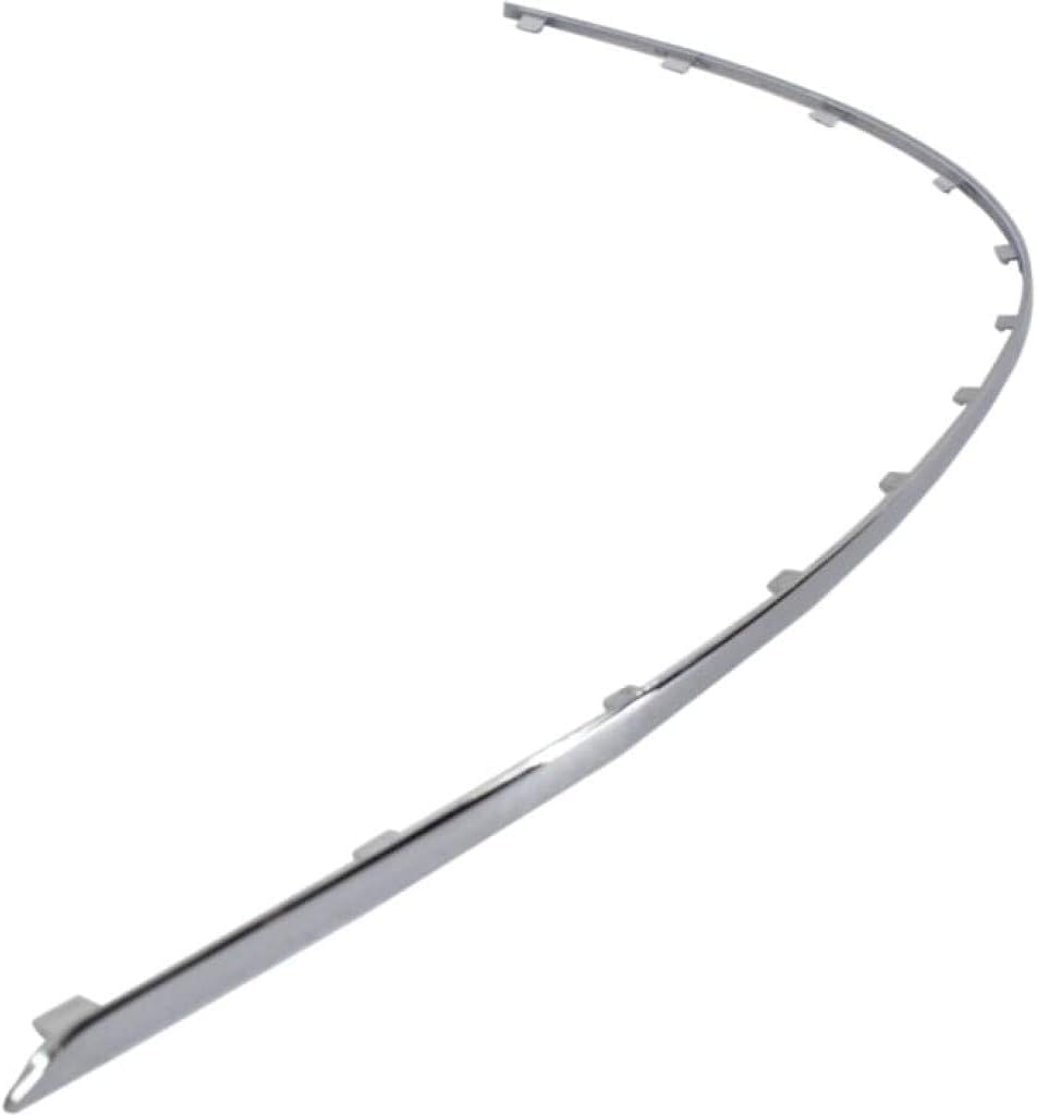 Rear Bumper Trim Chrome Left Driver Side Direct Replacement Compatible With 2010-2013 Mercedes Benz E-Class MB1158110 2128852121