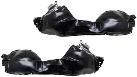 Set Of 2 Front Fender Liner Plastic Left Driver & Right Passenger Side Direct Replacement Compatible With 2011-2014 Ford Edge / 2011-2015 Lincoln MKX FO1249154 FO1248154