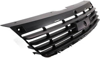 Front Bumper Upper Grille Shell And Insert & Molding Chrome Plastic Direct Replacement Compatible With 2006-2008 Chevrolet Malibu GM1200558 GM1210110 15266336 15853884