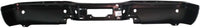 Step Bumper Face Bar Primed Steel With Rear Object Sensor Holes Direct Replacement Compatible With 2001-2007 Ford F-Series Super Duty FO1102347 3C3Z17906BA