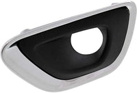 Set Of 2 Front Fog Light Molding Primed With Chrome Trim Left Driver & Right Passenger Side Direct Replacement Compatible With 2014-2016 Jeep Grand Cherokee CH1039147 CH1038147