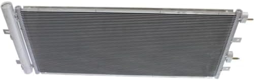 Front AC Condenser Aluminum Core Direct Replacement Compatible With 2013-2019 Lincoln MKZ / 2013-2020 Ford Fusion FO3030241 HG9Z19712E HG9Z19712A