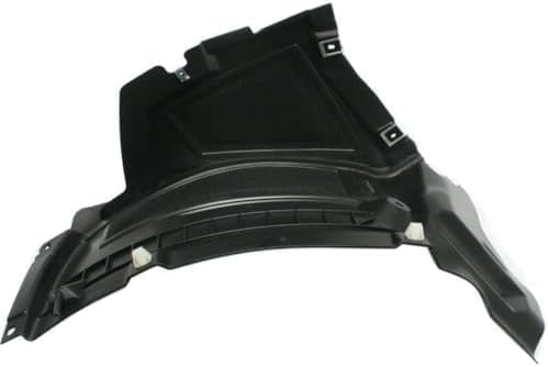 Set of 2 Front Fender Liner Air Extension Spoiler Right Passenger & Left Driver Side Direct Replacement Compatible with 2012-2015 Audi A6 / S6 AU1243100 AU1242100 4G0853888C