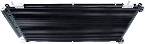 Front A/C Condenser Aluminum Core Direct Replacement Compatible With 2002-2006 Honda CR-V / 2003-2011 Element HO3030124 80110S9A013