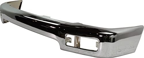 Front Bumper Face Bar Chrome Steel Direct Replacement Compatible With 1996-1998 Toyota 4Runner TO1002162 5210135300