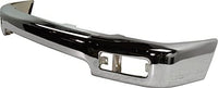 Front Bumper Face Bar Chrome Steel Direct Replacement Compatible With 1996-1998 Toyota 4Runner TO1002162 5210135300