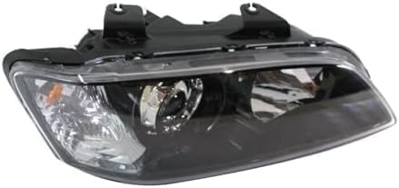 Set Of 2 Front Head Light Assembly Plastic Left Driver & Right Passenger Side Direct Replacement Compatible With 2008-2009 Pontiac G8 GM2503328 GM2502328 92224813 92224812