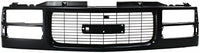 Front Grille Primed Shell And Cross Bar Insert Direct Replacement Compatible With 1994-2000 GMC C/K Series Pickup / 1994-1999 Suburban GM1200357 12375422