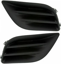 Set Of 2 Front Fog Light Cover Textured Right Passenger & Left Driver Side Direct Replacement Compatible With 2012-2014 Nissan Versa NI1039128 NI1038128 622563BA0A 622573BA0A
