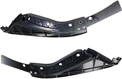 Set Of 2 Front Bumper Bracket Side Stiffener Steel Left Driver & Right Passenger Side Direct Replacement Compatible With 2009-2014 Nissan Maxima NI1042111 NI1043111