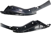 Set Of 2 Front Bumper Bracket Side Stiffener Steel Left Driver & Right Passenger Side Direct Replacement Compatible With 2009-2014 Nissan Maxima NI1042111 NI1043111