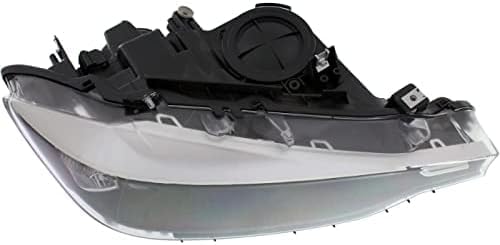 Front Headlight Assembly Halogen Right Passenger Side Direct Replacement Compatible With 2012-2015 BMW 3-Series BM2503169 63117338710